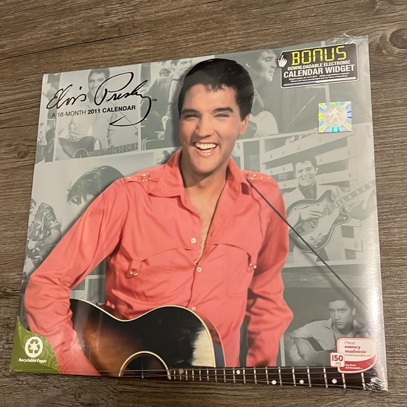 Other - NWT Elvis Presley Calendar Factory Sealed!